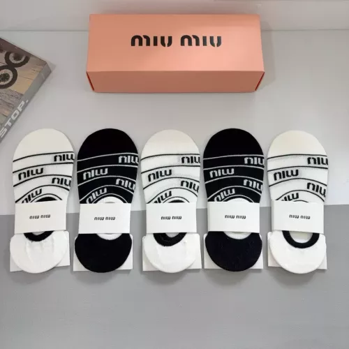 Cheap MIU MIU Socks #1332513 Replica Wholesale [$27.00 USD] [ITEM#1332513] on Replica MIU MIU Socks