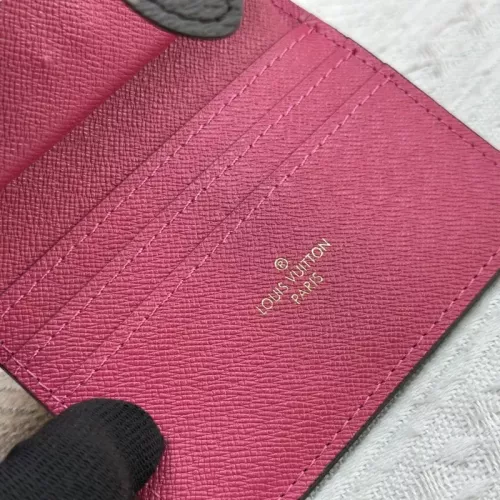 Cheap Louis Vuitton LV Card Case In Rose Red #1332877 Replica Wholesale [$45.00 USD] [ITEM#1332877] on Replica Louis Vuitton LV Wallets