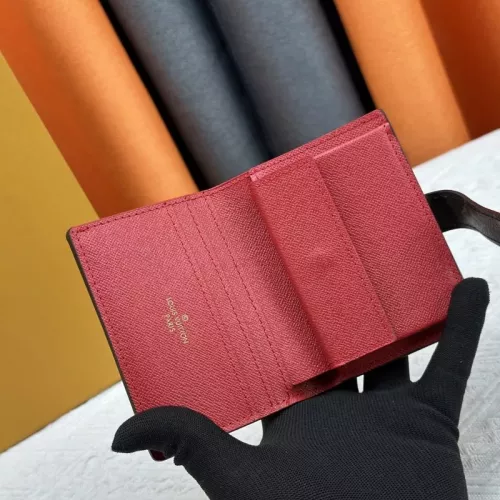 Cheap Louis Vuitton LV Card Case In Red #1332878 Replica Wholesale [$45.00 USD] [ITEM#1332878] on Replica Louis Vuitton LV Wallets