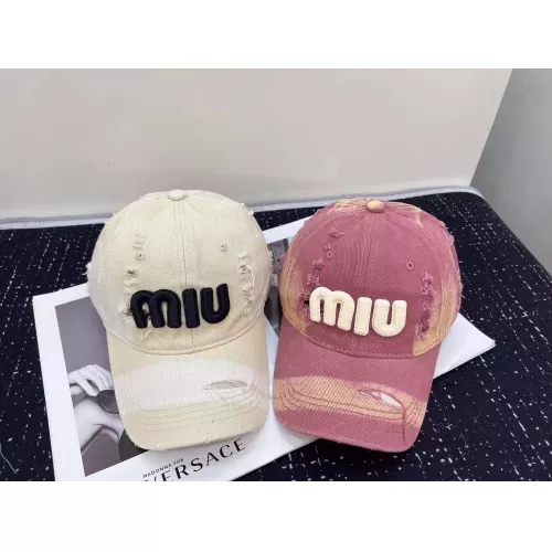 Cheap MIU MIU Caps #1333239 Replica Wholesale [$25.00 USD] [ITEM#1333239] on Replica MIU MIU Caps