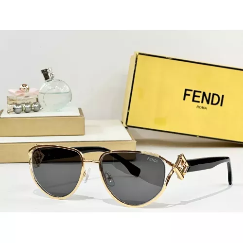 Cheap Fendi AAA Quality Sunglasses #1333291 Replica Wholesale [$60.00 USD] [ITEM#1333291] on Replica Fendi AAA Quality Sunglasses
