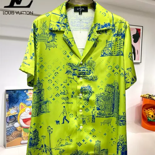 Cheap Louis Vuitton LV Tracksuits Short Sleeved For Men #1333396 Replica Wholesale [$76.00 USD] [ITEM#1333396] on Replica Louis Vuitton LV Tracksuits