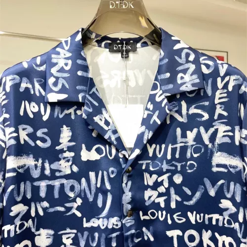 Cheap Louis Vuitton LV Tracksuits Short Sleeved For Men #1333398 Replica Wholesale [$76.00 USD] [ITEM#1333398] on Replica Louis Vuitton LV Tracksuits