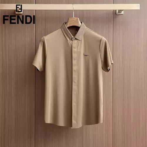 Fendi Shirts Short Sleeved For Men #1333421