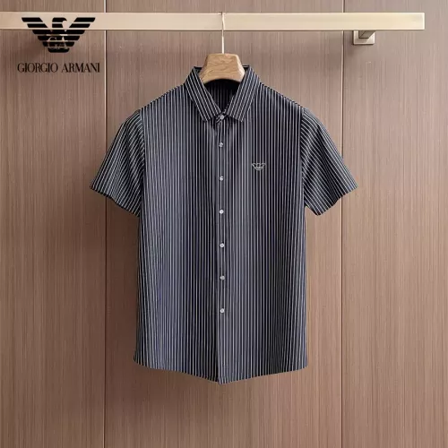 Armani Shirts Short Sleeved For Men #1333425