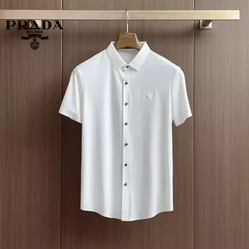 Prada Shirts Short Sleeved For Men #1333426