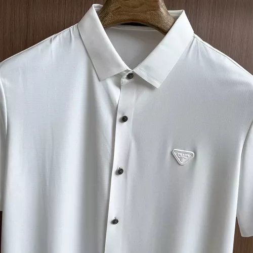 Cheap Prada Shirts Short Sleeved For Men #1333426 Replica Wholesale [$52.00 USD] [ITEM#1333426] on Replica Prada Shirts