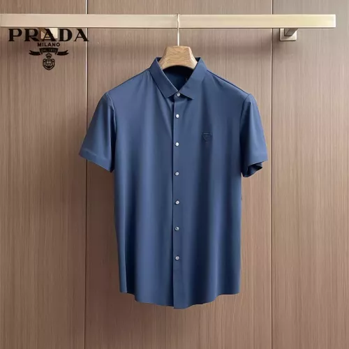Prada Shirts Short Sleeved For Men #1333428