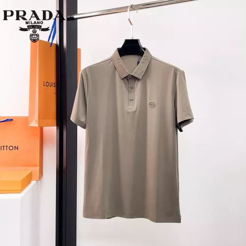 Cheap Prada T-Shirts Short Sleeved For Men #1333474 Replica Wholesale [$48.00 USD] [ITEM#1333474] on Replica Prada T-Shirts
