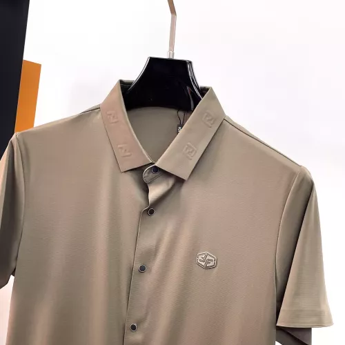 Cheap Fendi Shirts Short Sleeved For Men #1333497 Replica Wholesale [$52.00 USD] [ITEM#1333497] on Replica Fendi Shirts