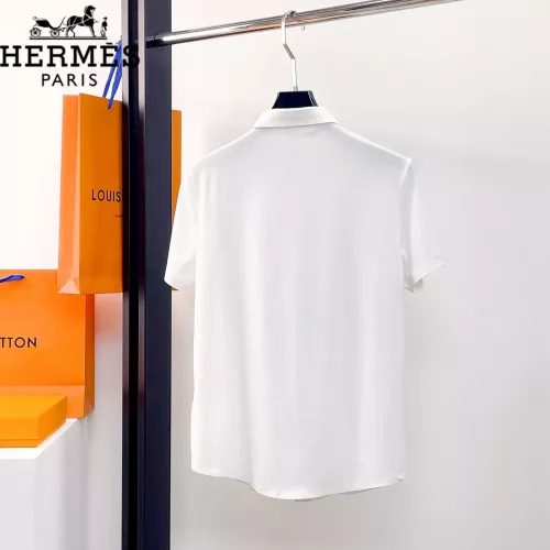 Cheap Hermes Shirts Short Sleeved For Men #1333500 Replica Wholesale [$52.00 USD] [ITEM#1333500] on Replica Hermes Shirts