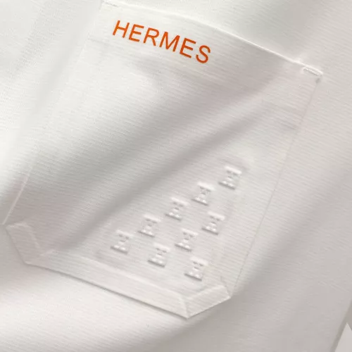 Cheap Hermes Shirts Short Sleeved For Men #1333500 Replica Wholesale [$52.00 USD] [ITEM#1333500] on Replica Hermes Shirts