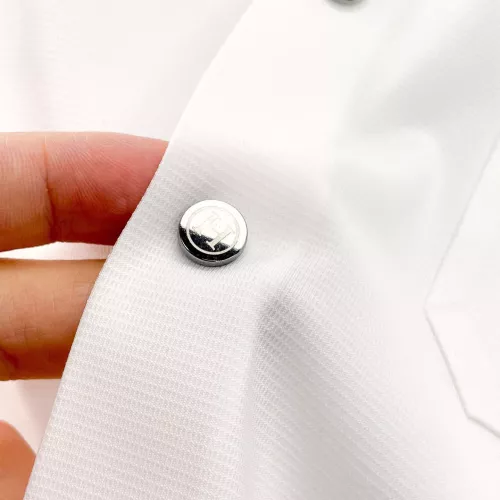 Cheap Hermes Shirts Short Sleeved For Men #1333500 Replica Wholesale [$52.00 USD] [ITEM#1333500] on Replica Hermes Shirts