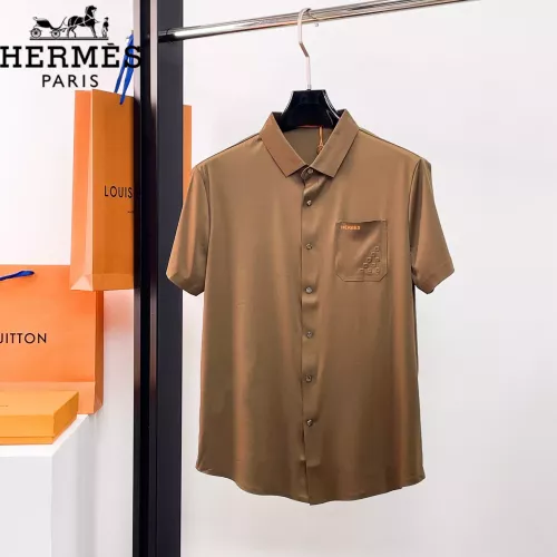 Hermes Shirts Short Sleeved For Men #1333501
