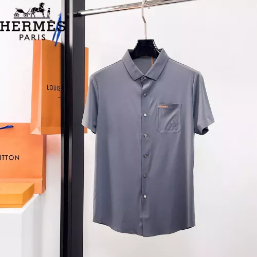 Hermes Shirts Short Sleeved For Men #1333502