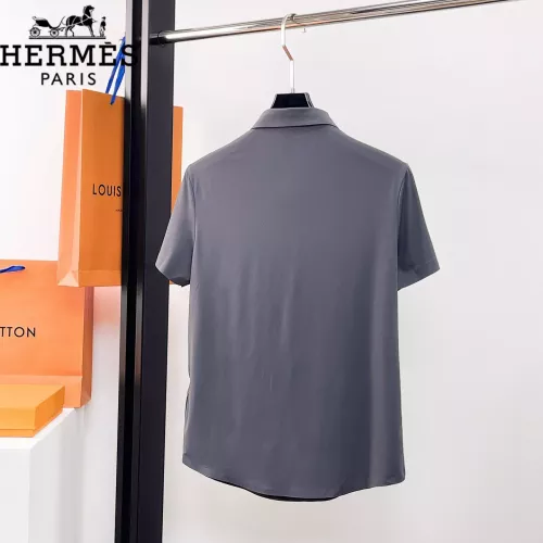 Cheap Hermes Shirts Short Sleeved For Men #1333502 Replica Wholesale [$52.00 USD] [ITEM#1333502] on Replica Hermes Shirts