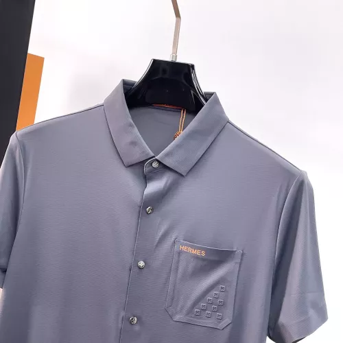 Cheap Hermes Shirts Short Sleeved For Men #1333502 Replica Wholesale [$52.00 USD] [ITEM#1333502] on Replica Hermes Shirts