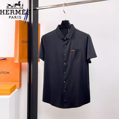 Hermes Shirts Short Sleeved For Men #1333503