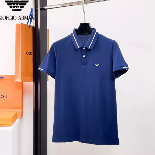 Armani T-Shirts Short Sleeved For Men #1333514
