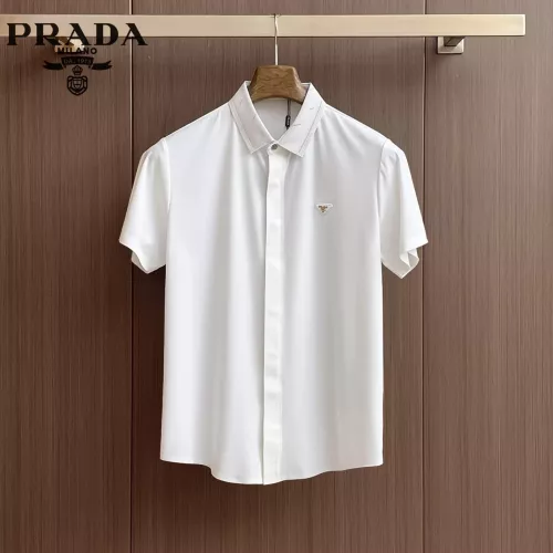 Prada Shirts Short Sleeved For Men #1333526