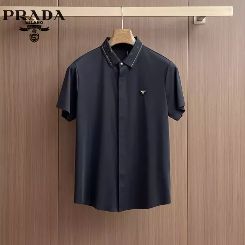 Prada Shirts Short Sleeved For Men #1333529