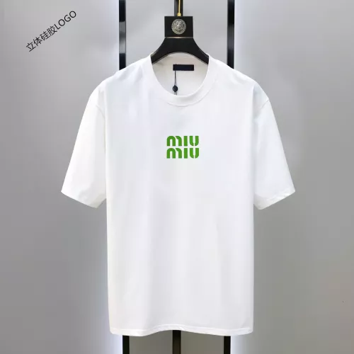 MIU MIU T-Shirts Short Sleeved For Unisex #1333613