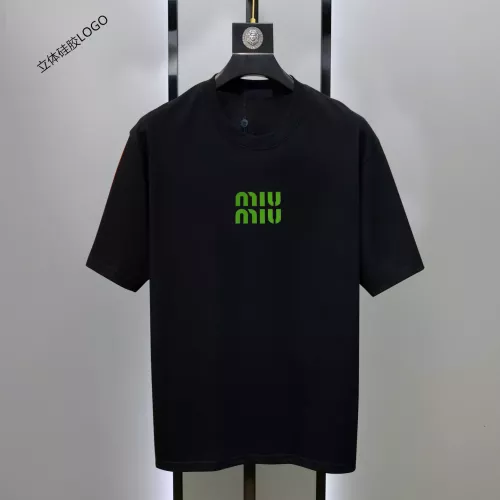 MIU MIU T-Shirts Short Sleeved For Unisex #1333614