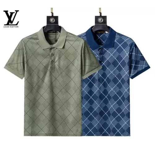 Cheap Louis Vuitton LV T-Shirts Short Sleeved For Men #1333768 Replica Wholesale [$32.00 USD] [ITEM#1333768] on Replica Louis Vuitton LV T-Shirts