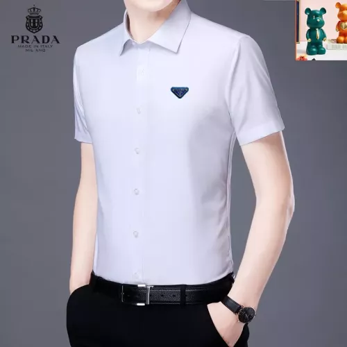 Cheap Prada Shirts Short Sleeved For Unisex #1334186 Replica Wholesale [$38.00 USD] [ITEM#1334186] on Replica Prada Shirts