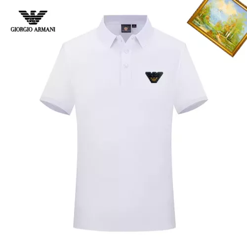 Armani T-Shirts Short Sleeved For Men #1334306