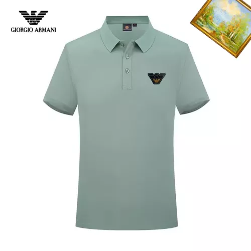 Armani T-Shirts Short Sleeved For Men #1334309