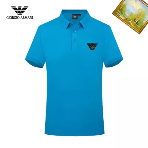 Armani T-Shirts Short Sleeved For Men #1334311