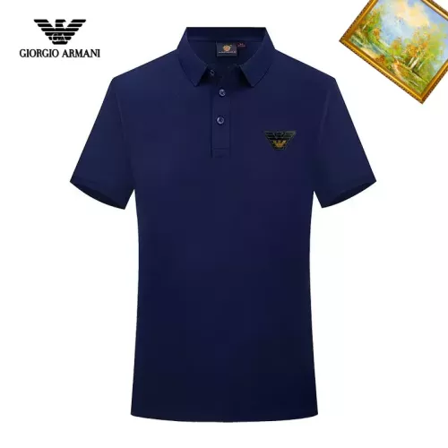 Armani T-Shirts Short Sleeved For Men #1334313