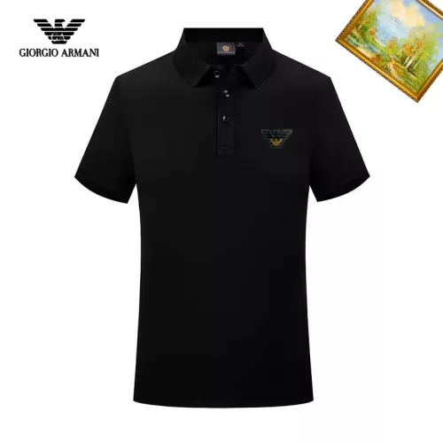 Armani T-Shirts Short Sleeved For Men #1334314