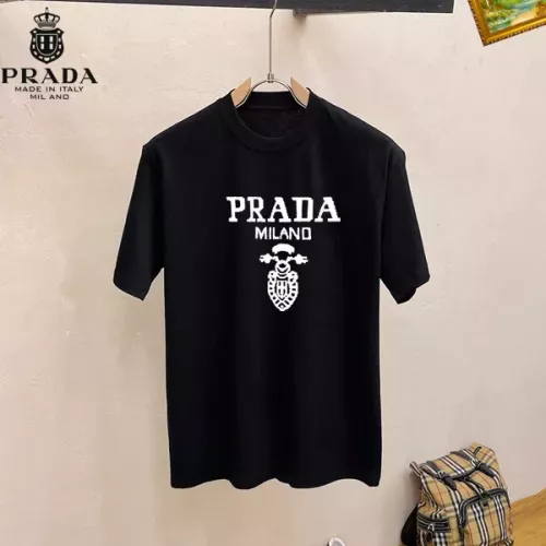 Cheap Prada Tracksuits Short Sleeved For Men #1334691 Replica Wholesale [$48.00 USD] [ITEM#1334691] on Replica Prada Tracksuits