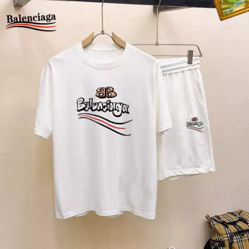 Balenciaga Fashion Tracksuits Short Sleeved For Men #1334696