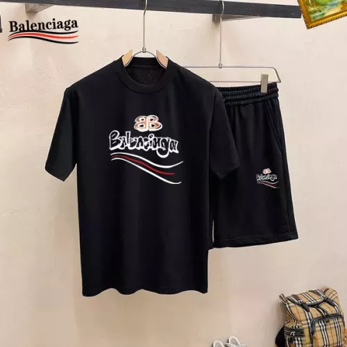 Balenciaga Fashion Tracksuits Short Sleeved For Men #1334697