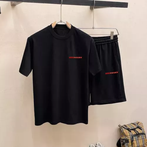 Prada Tracksuits Short Sleeved For Men #1334727