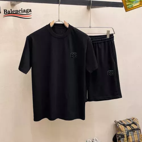 Balenciaga Fashion Tracksuits Short Sleeved For Men #1334739