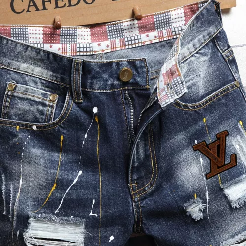Cheap Louis Vuitton LV Jeans For Men #1334780 Replica Wholesale [$40.00 USD] [ITEM#1334780] on Replica Louis Vuitton LV Jeans