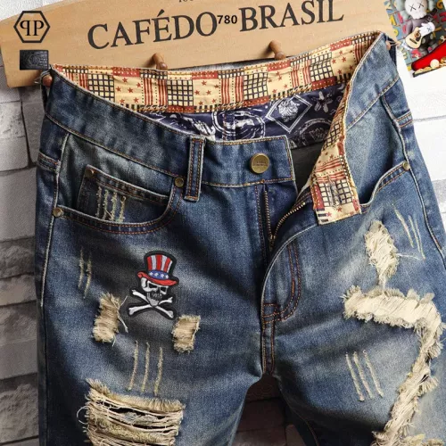 Cheap Philipp Plein PP Jeans For Men #1334792 Replica Wholesale [$40.00 USD] [ITEM#1334792] on Replica Philipp Plein PP Jeans