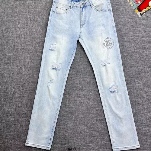 Cheap Dolce &amp; Gabbana D&amp;G Jeans For Men #1334818 Replica Wholesale [$48.00 USD] [ITEM#1334818] on Replica Dolce &amp; Gabbana D&amp;G Jeans