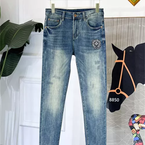 Cheap Chrome Hearts Jeans For Men #1334831 Replica Wholesale [$48.00 USD] [ITEM#1334831] on Replica Chrome Hearts Jeans