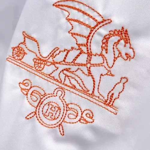 Cheap Hermes Shirts Short Sleeved For Men #1334835 Replica Wholesale [$42.00 USD] [ITEM#1334835] on Replica Hermes Shirts
