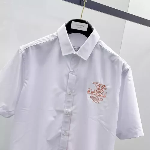 Cheap Hermes Shirts Short Sleeved For Men #1334835 Replica Wholesale [$42.00 USD] [ITEM#1334835] on Replica Hermes Shirts