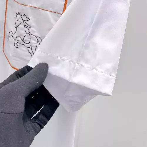Cheap Hermes Shirts Short Sleeved For Men #1334837 Replica Wholesale [$42.00 USD] [ITEM#1334837] on Replica Hermes Shirts