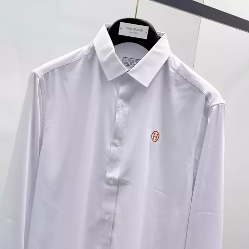 Cheap Hermes Shirts Long Sleeved For Men #1334846 Replica Wholesale [$42.00 USD] [ITEM#1334846] on Replica Hermes Shirts