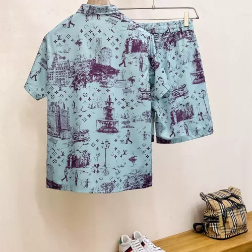 Cheap Louis Vuitton LV Tracksuits Short Sleeved For Men #1334900 Replica Wholesale [$64.00 USD] [ITEM#1334900] on Replica Louis Vuitton LV Tracksuits