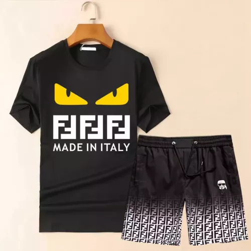 Fendi Tracksuits Short Sleeved For Men #1335099