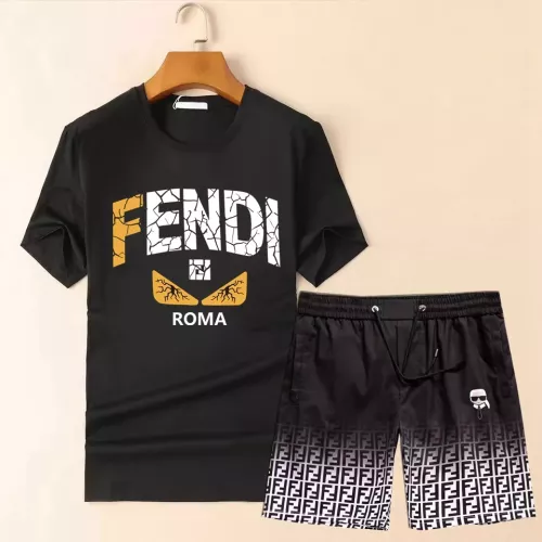 Fendi Tracksuits Short Sleeved For Men #1335109